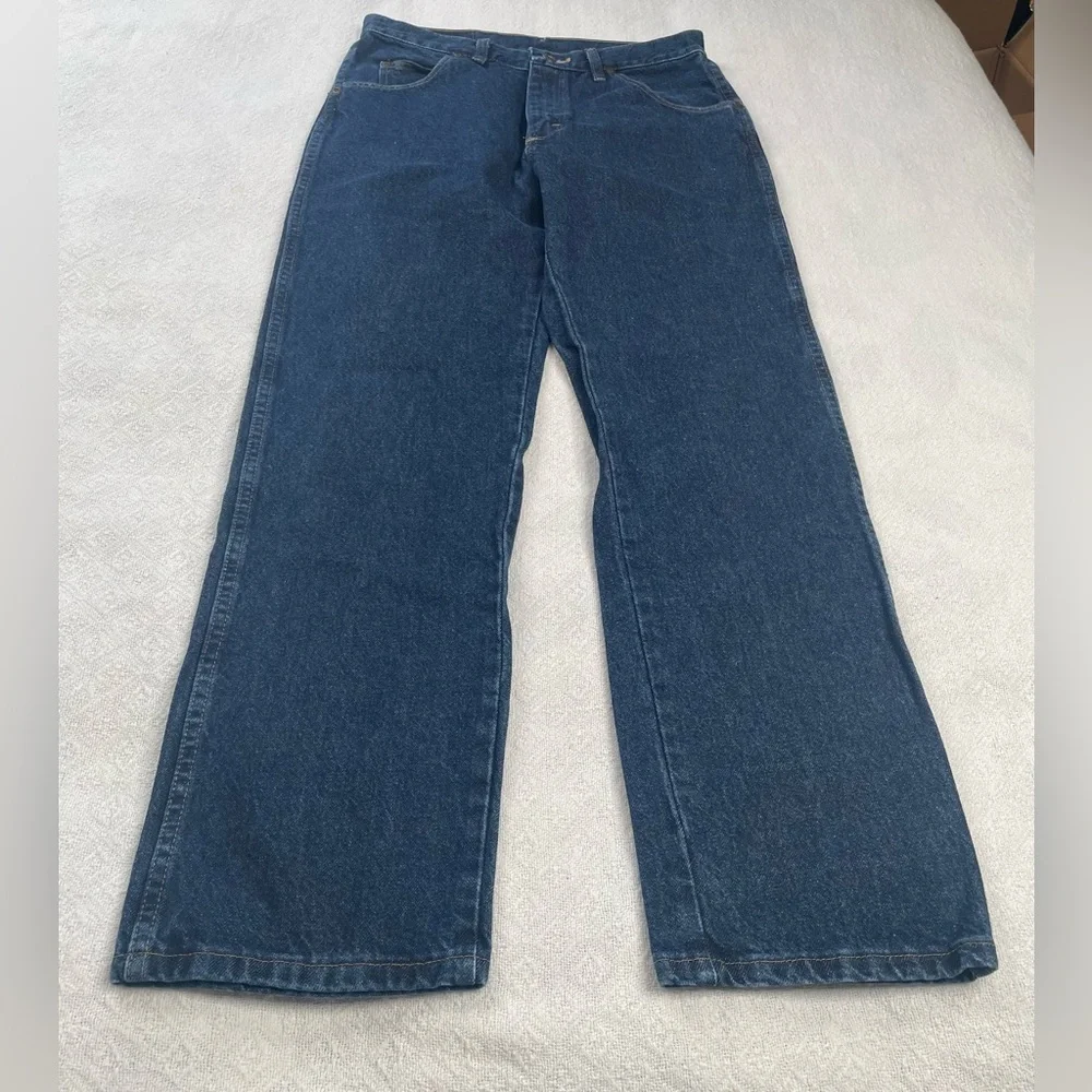 Wrangler Men's‎ Relaxed Fit Blue Jeans Sz 31X 30 ~ Casual
